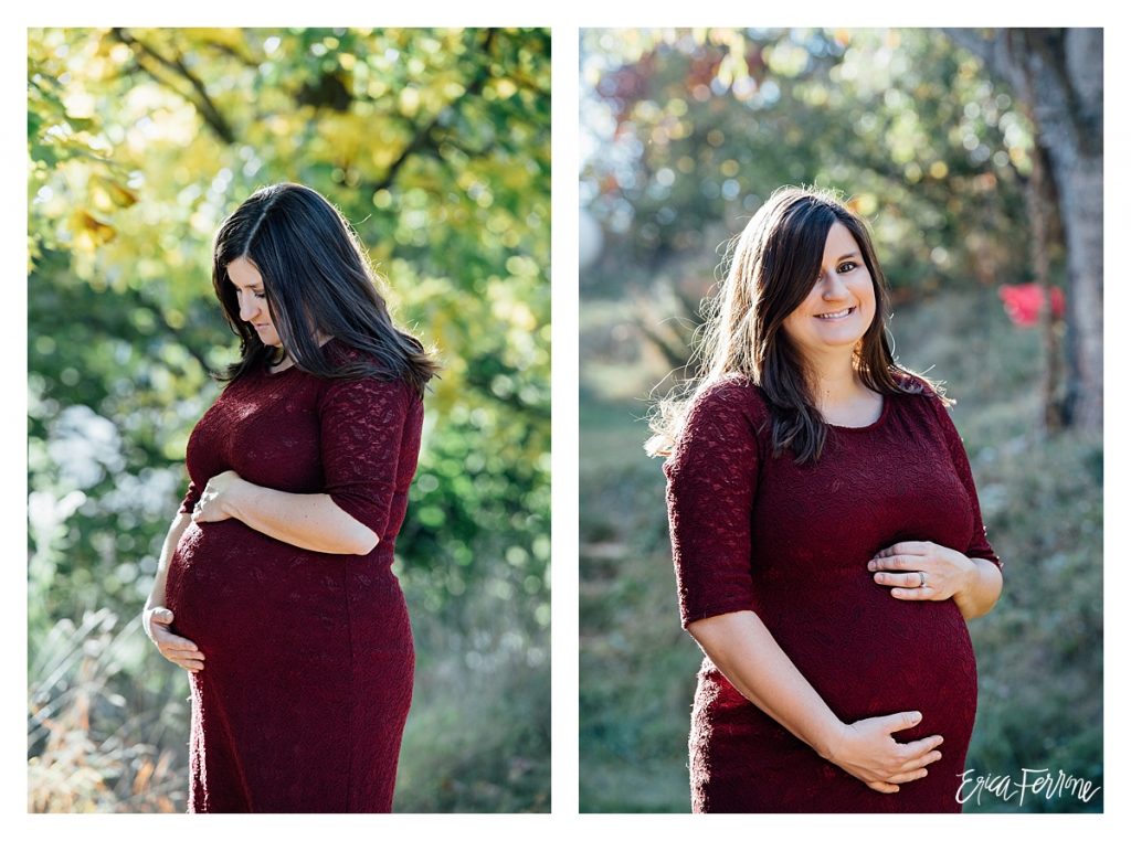 Maternity Session in Vermont Jill! Erica Ferrone Photography