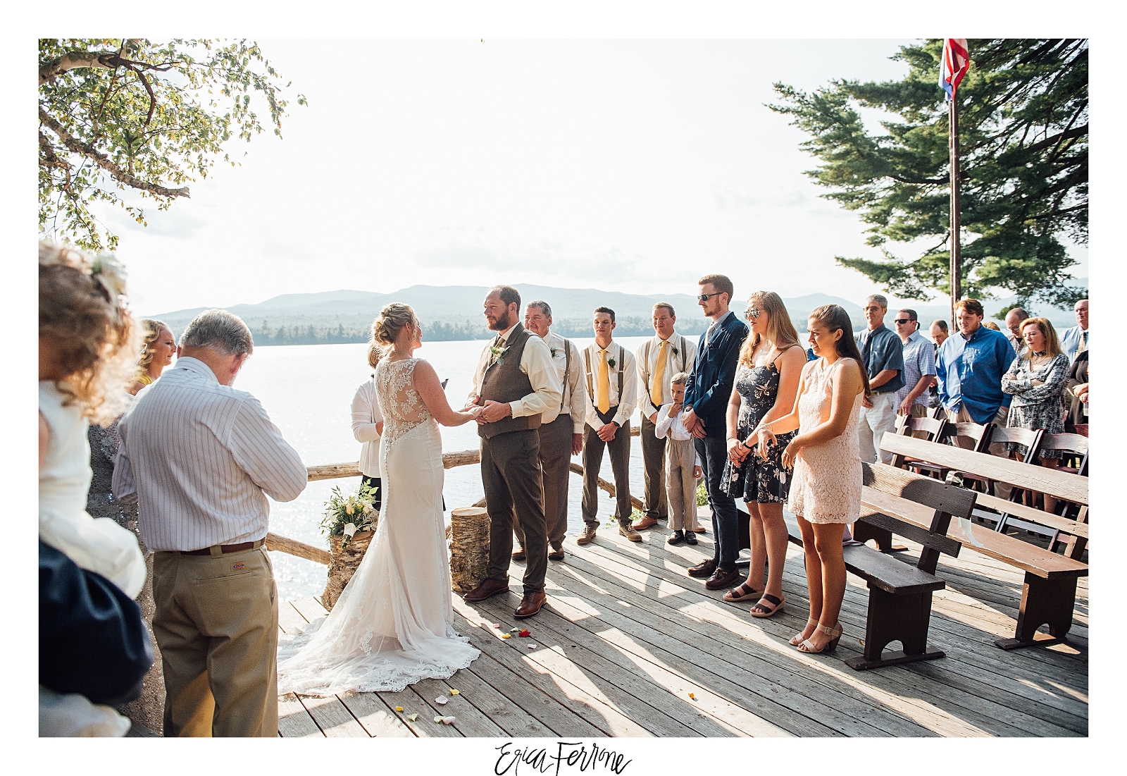 A Camp Wedding in Maine! | Whitney & Jeff » Erica Ferrone Photography